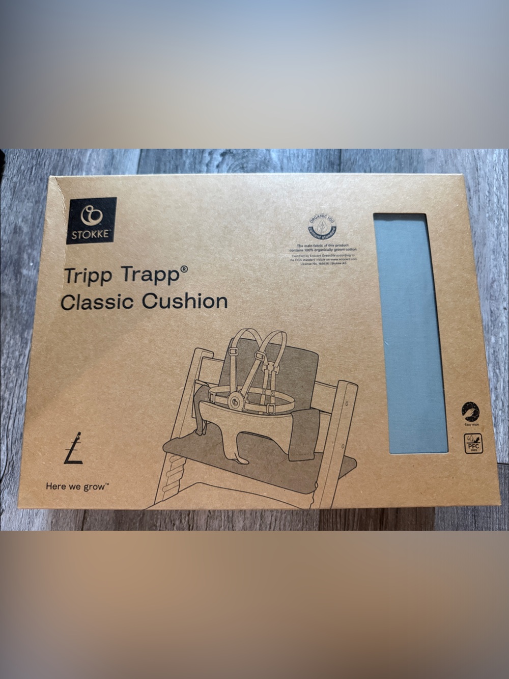 NWT Stokke Tripp Trapp Classic Cushion - Glacier Green